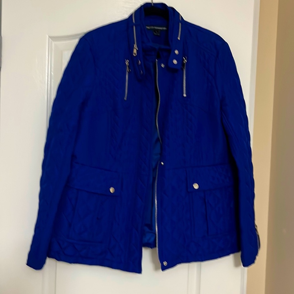 French Connection Motorcycle jacket- NWOT- absolutely perfect- XL